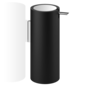 Soap dispenser Stone' - Wall mounted - Black matt / Chrome
