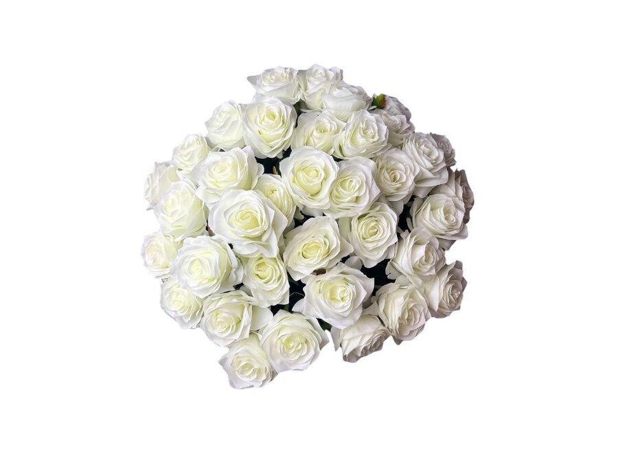 Artificial bouquet 'Roses' -White