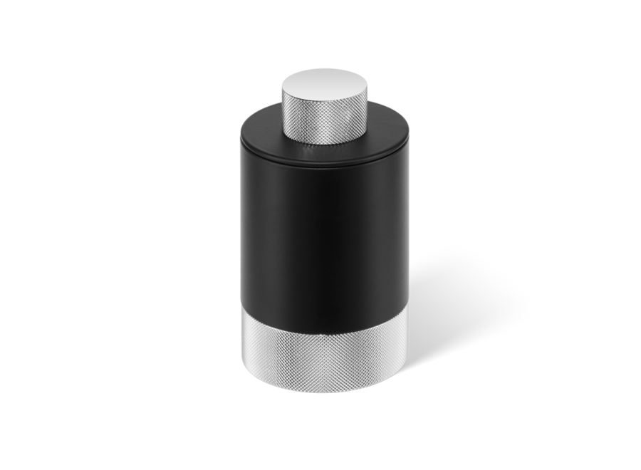 Boîte de rangement avec couvercle Club - Black matt / Chrome