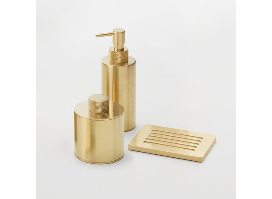 Opbergdoos met deksel 'Club' - Gold matt