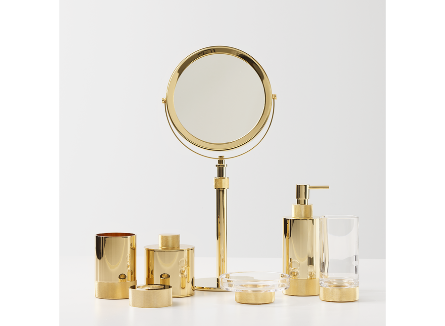 Opbergdoos met deksel 'Club' - Gold