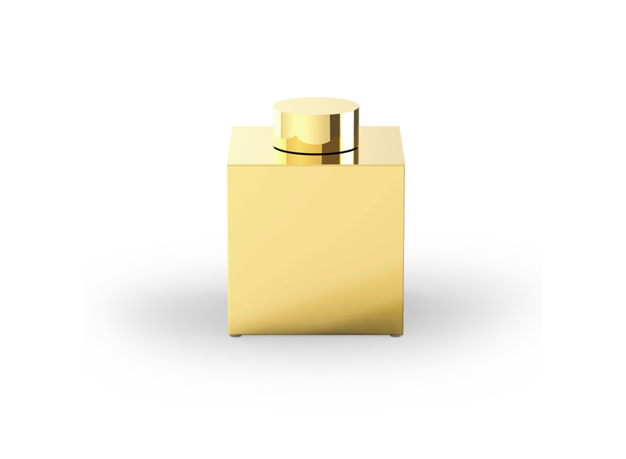 Boîte de rangement avec couvercle 'Century' - Gold shiny 24 carat