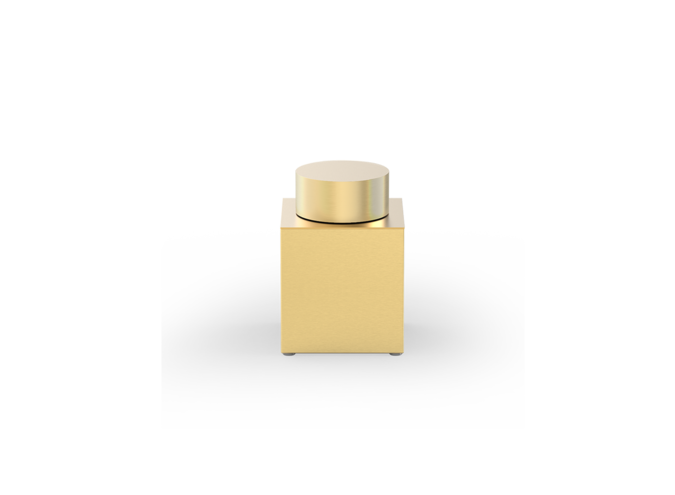 Storage box with lid Century - Gold matt 24 ct