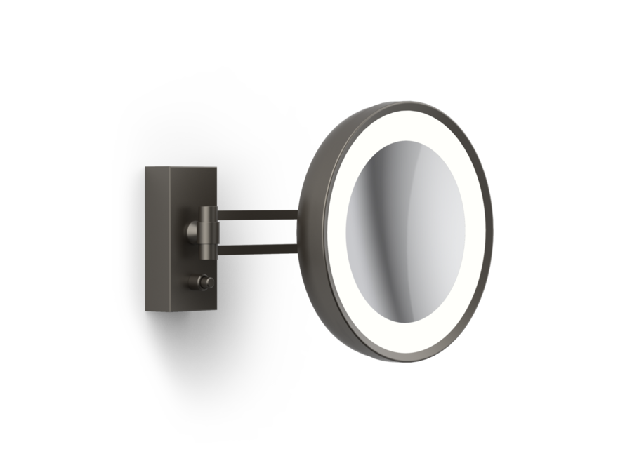 Vanity Mirror 'Century' - Wall mounted - Dark metal matt