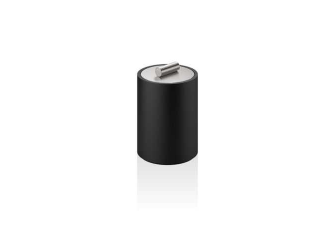 Aufbewahrungsbox mit Deckel Stone - Black / Stainless Steel matt