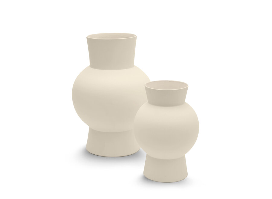 Vase 'Nebula' Sand - L