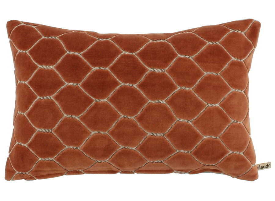 Coussin décoratif Farray Brique