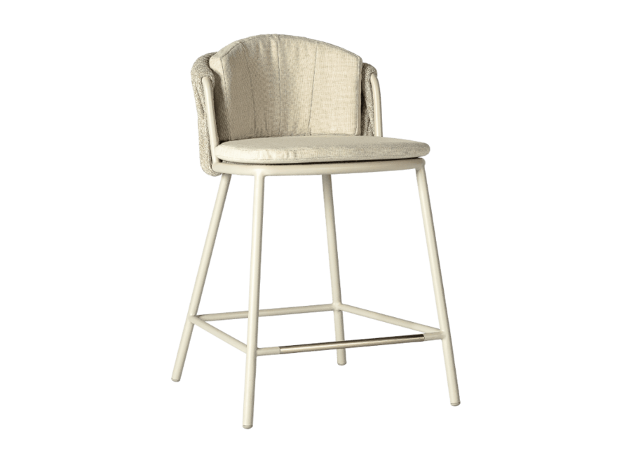 High dining stoel 'Genua' - Chalk