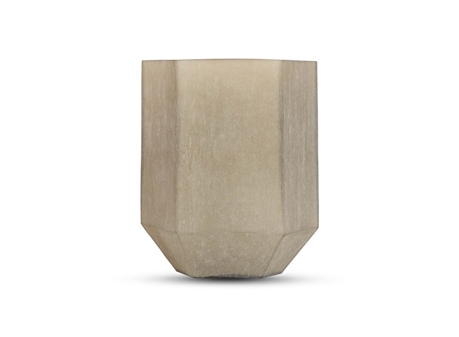 Porte-bougie  'Florence' Frosted Smoke - M