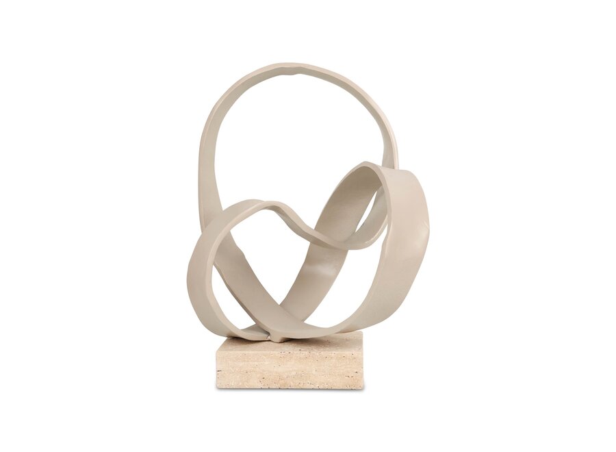 Decor object 'Karlstad' - Sand/Travertine