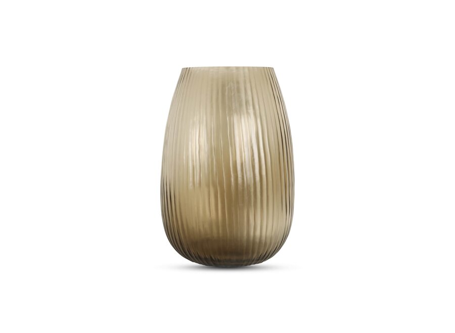Vase 'Lumina' Smoke - L