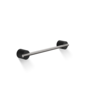 Towel rail 'Stone' - HTE - Black / Stainless Steel matt
