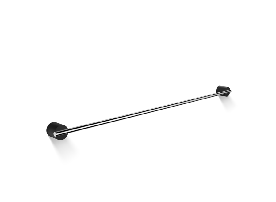 Handdoekrek 'Stone' - HTE - Black matt / Chrome