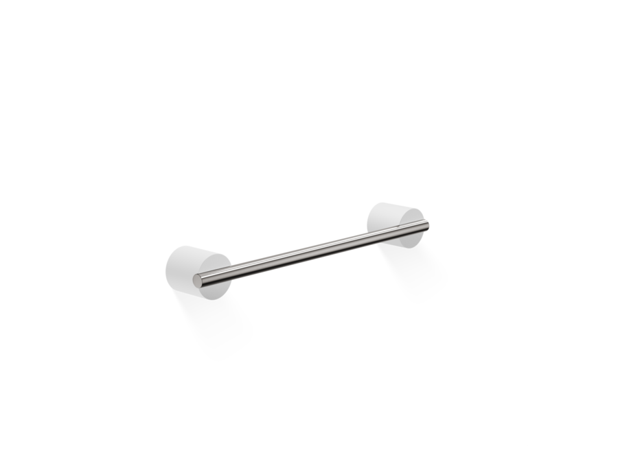 Handdoekrek 'Stone' - HTE - White / Stainless steel matt
