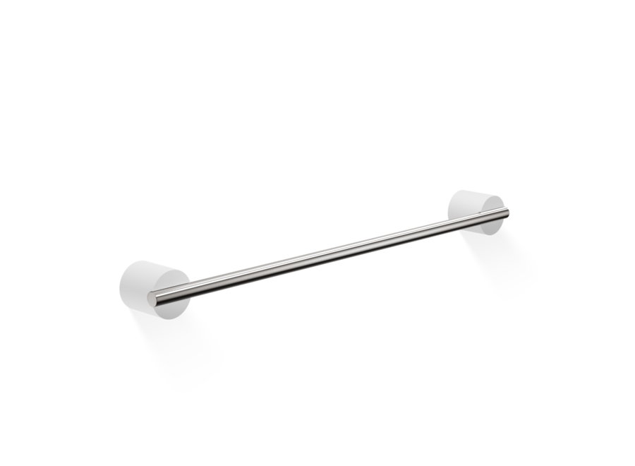 Handdoekrek 'Stone' - HTE - White / Stainless steel matt