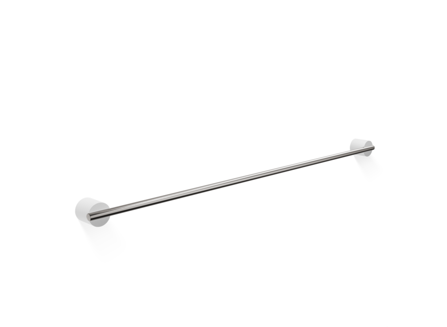 Handdoekrek 'Stone' - HTE - White / Stainless steel matt
