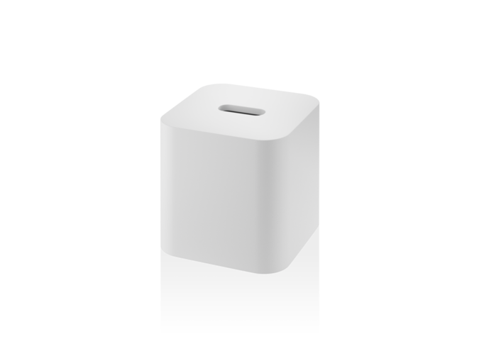 Tissue box Stone - White matt