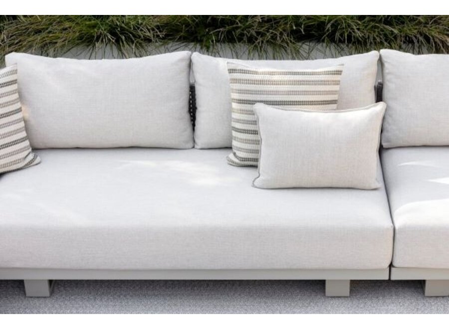 Loungesofa 'Volterra' - White Taupev