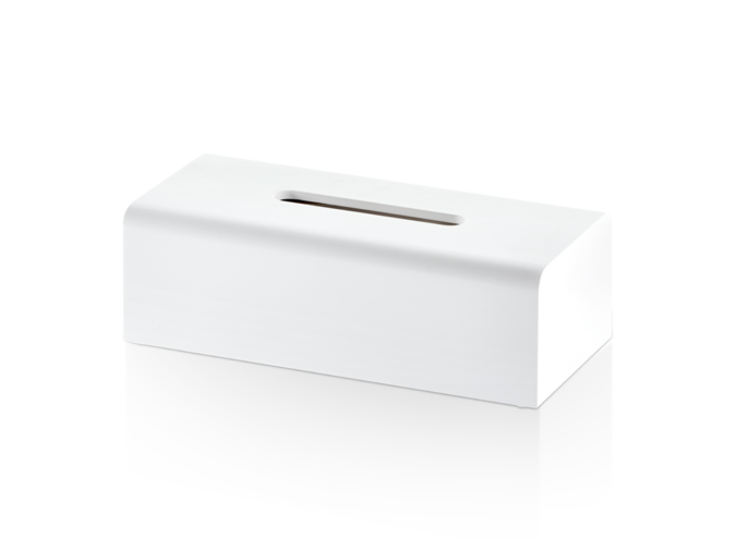 Tissue box Stone - White matt
