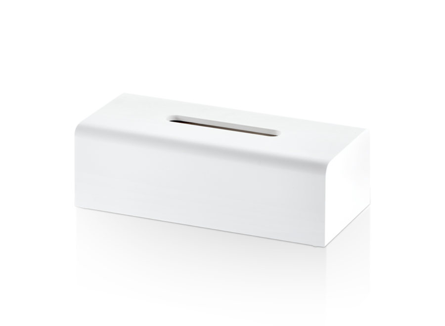 Tissue box Stone - White matt