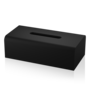 Taschentuchbox 'Stone'  - Black matt