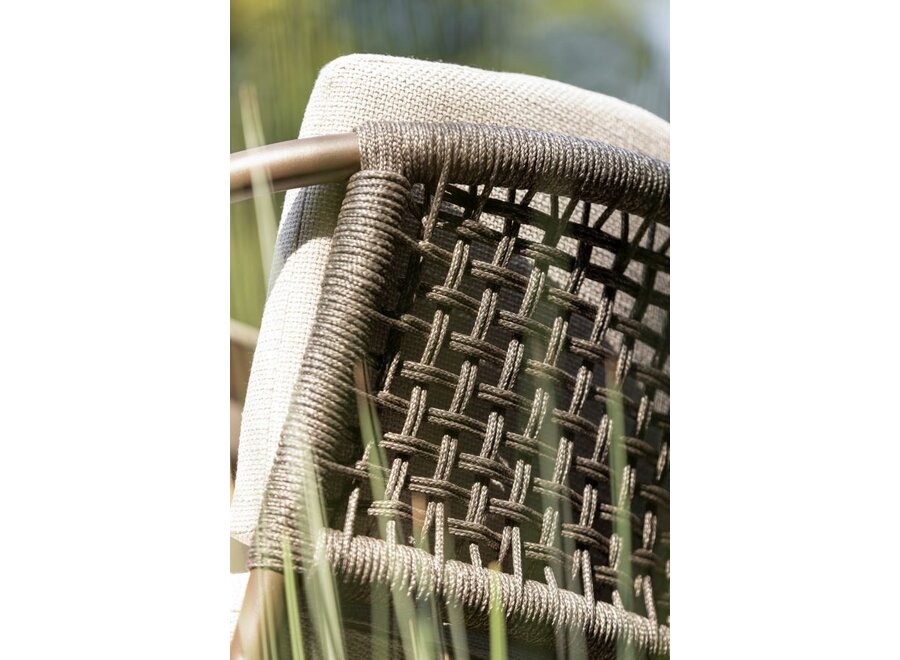 High dining chair 'Emilia' - Bronze