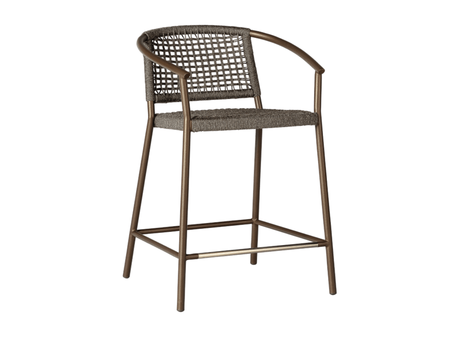 High dining chair 'Emilia' - Bronze