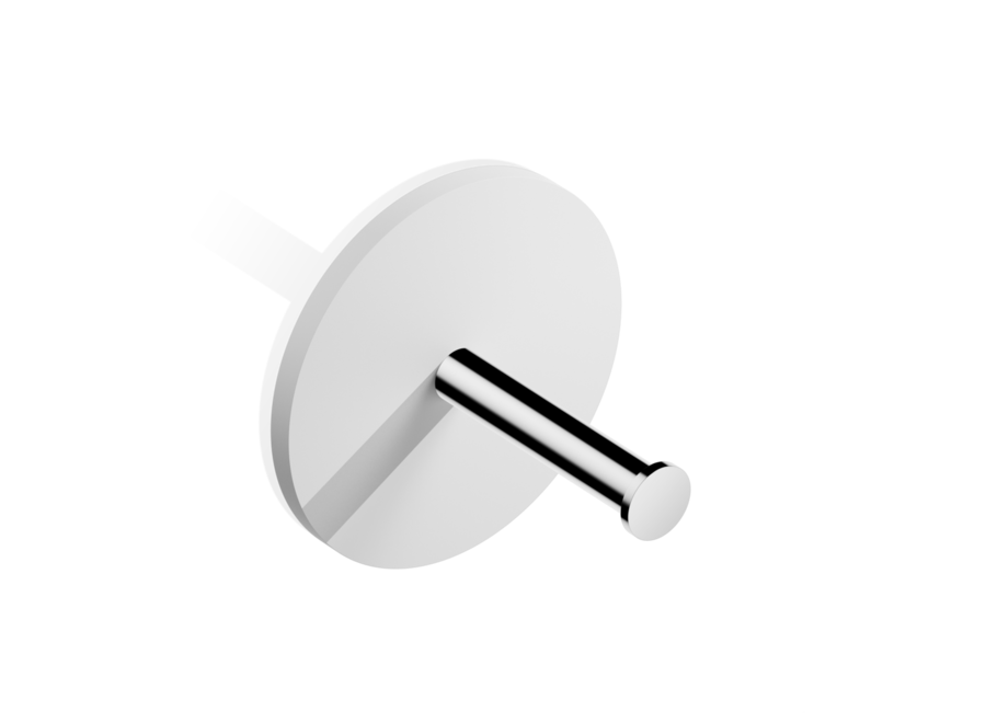 Toilettenpapierhalter Stone TPH1 - White matt / Chrome