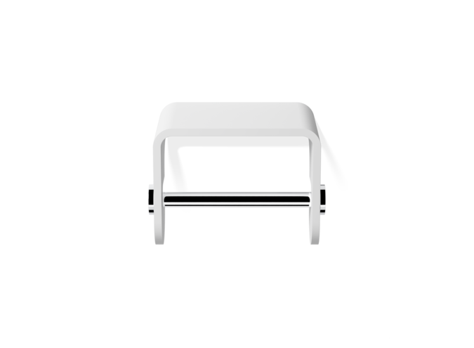 Toiletrolhouder Stone TPH4 - White matt / Chrome