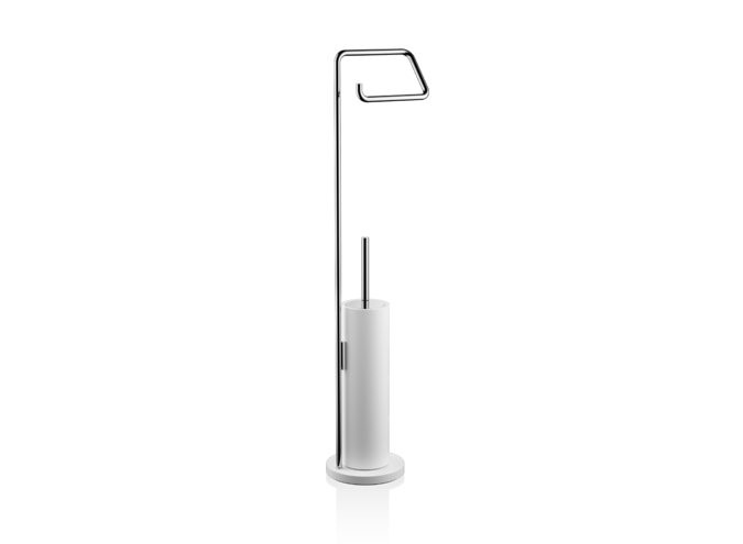Toiletborstelset Stone SBK - White matt / Chrome