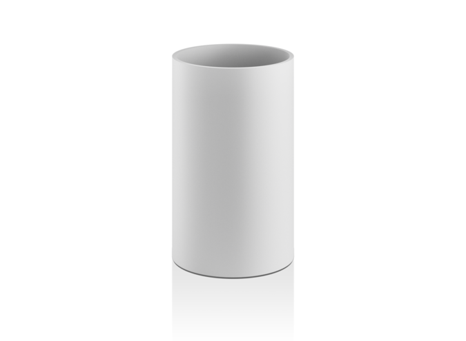 Prullenbak Stone - White matt