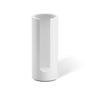 Cotton pad holder 'Stone' - White matt