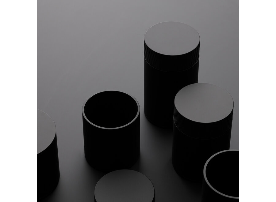 Opbergdoos met deksel 'Club' - Black matt