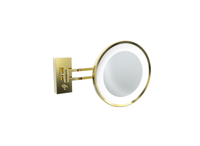 Kosmetikspiegel Century  - Wandmontage - Gold