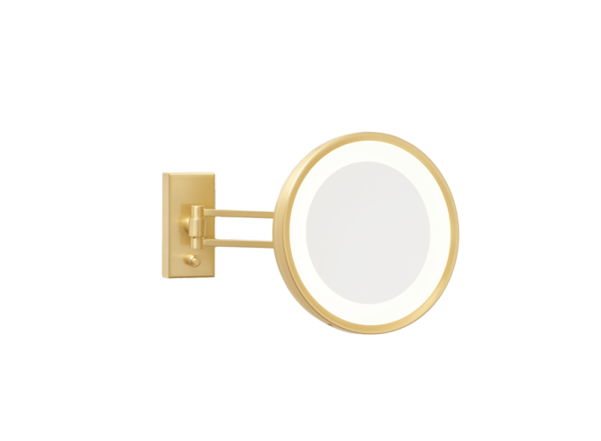 Kosmetikspiegel Century  - Wandmontage - Gold matt
