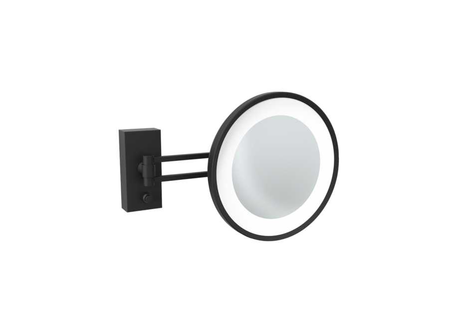 Make up spiegel Century  - Wandbevestiging - Black matt