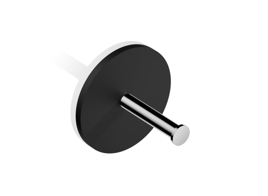 Toilettenpapierhalter Stone TPH1 - Black matt / Chrome