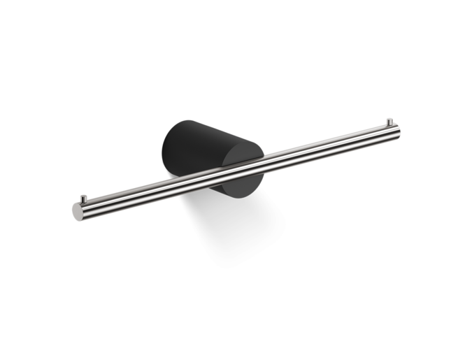 Toilettenpapierhalter Stone TPH2 - Black / Stainless Steel matt