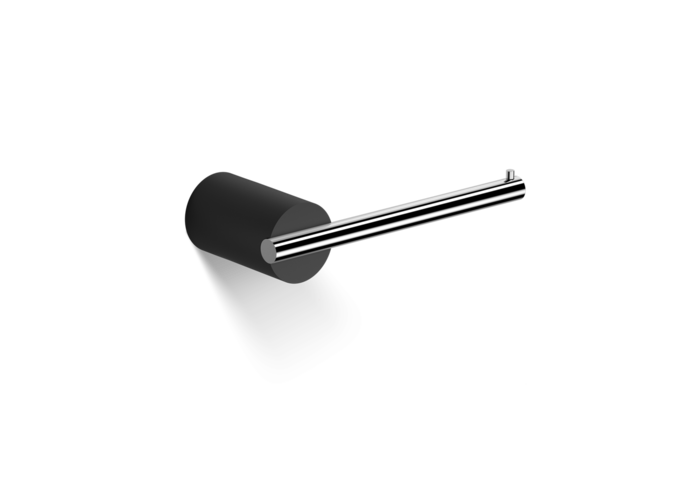 Toilet paper holder Stone TPH - Black matt / Chrome