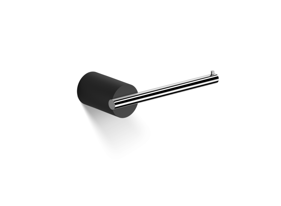 Porte-papier 'Stone' TPH - Black matt / Chrome
