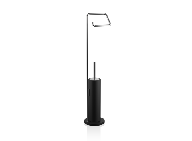 Toiletborstelset Stone SBK - Black / Stainless Steel matt
