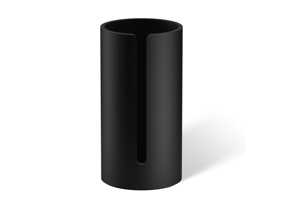 Ersatzrollenhalter 'Stone'  - Black matt