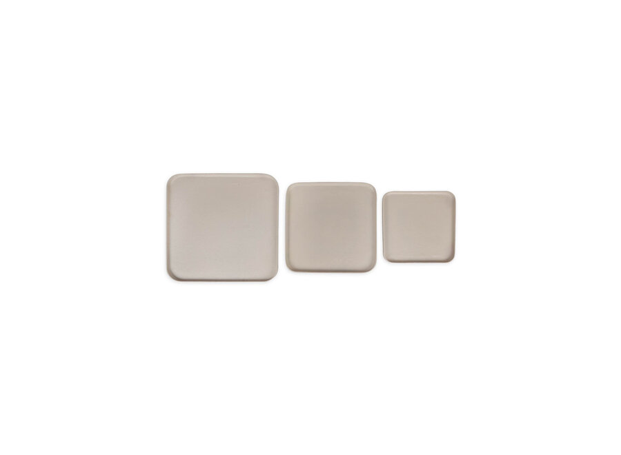 Square tray 'Lyom' - Sand