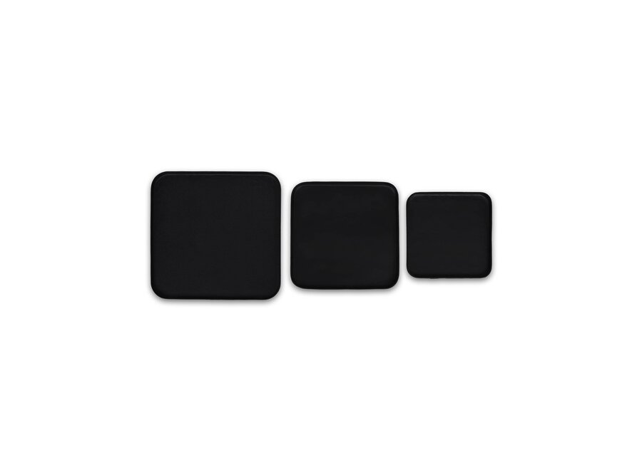 Square tray 'Lyom' - Black