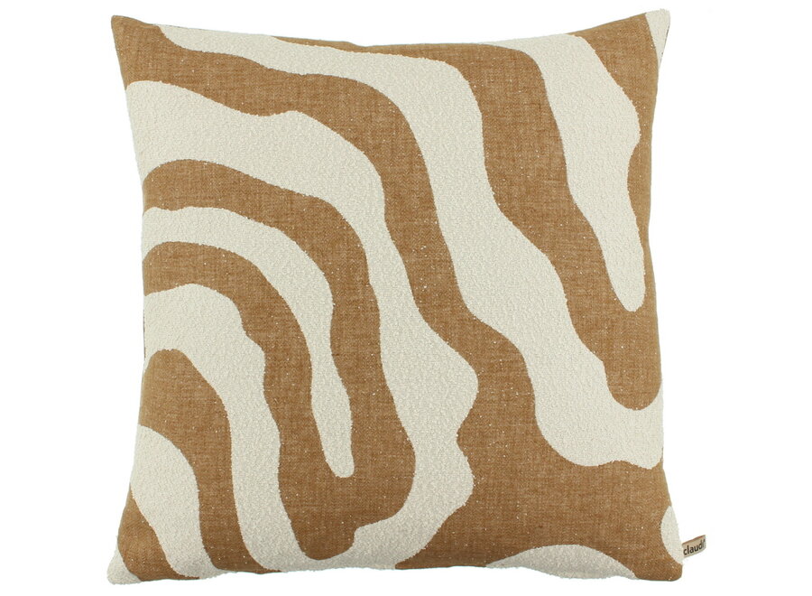 Sierkussen Siggy White/Camel