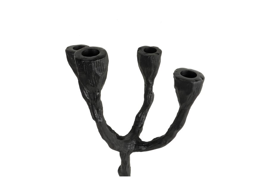 Bougeoir 'Lagos' L - Black