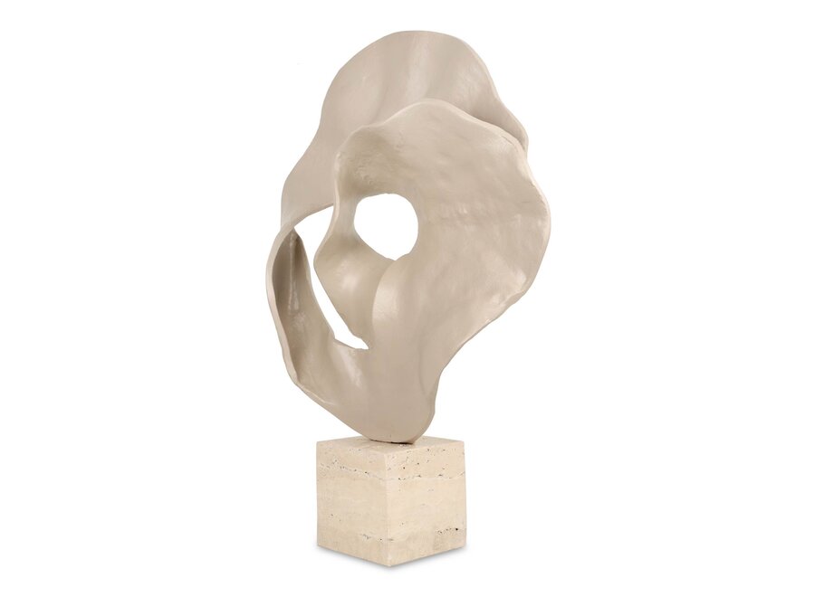 Decor object 'Helsingborg' - Sand/Travertine