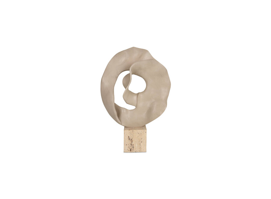 Decor object 'Helsingborg' - Sand/Travertine - Mini