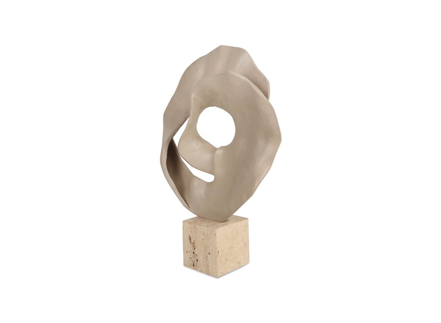 Deko-Objekt 'Helsingborg' - Sand/Travertine  - Mini