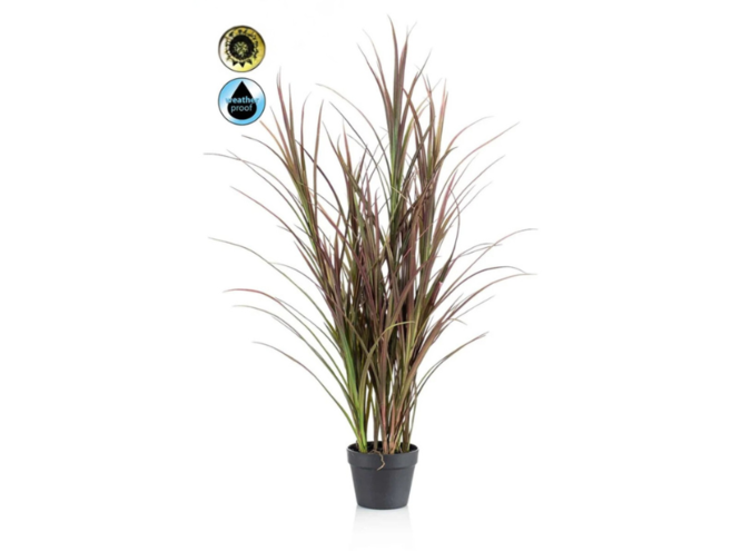 Gazon artificiel d'extérieur 'Burgundy' 115cm - UV
